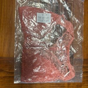 POL Lace Bralette in Rosewood Pink